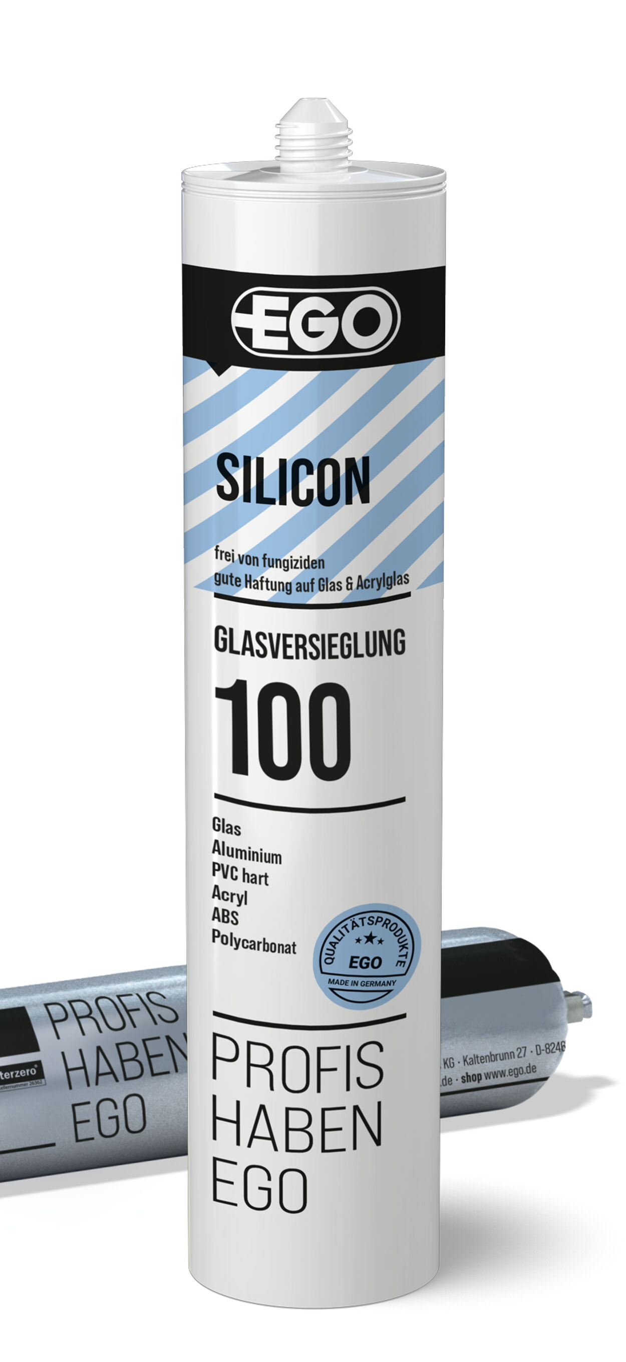 Mastic silicone pour l'étanchéité du verre