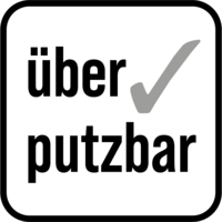 &Uuml;berputzbar