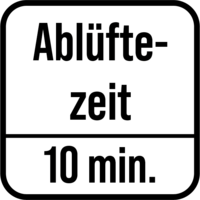 Abl&uuml;ftezeit 10 Min.