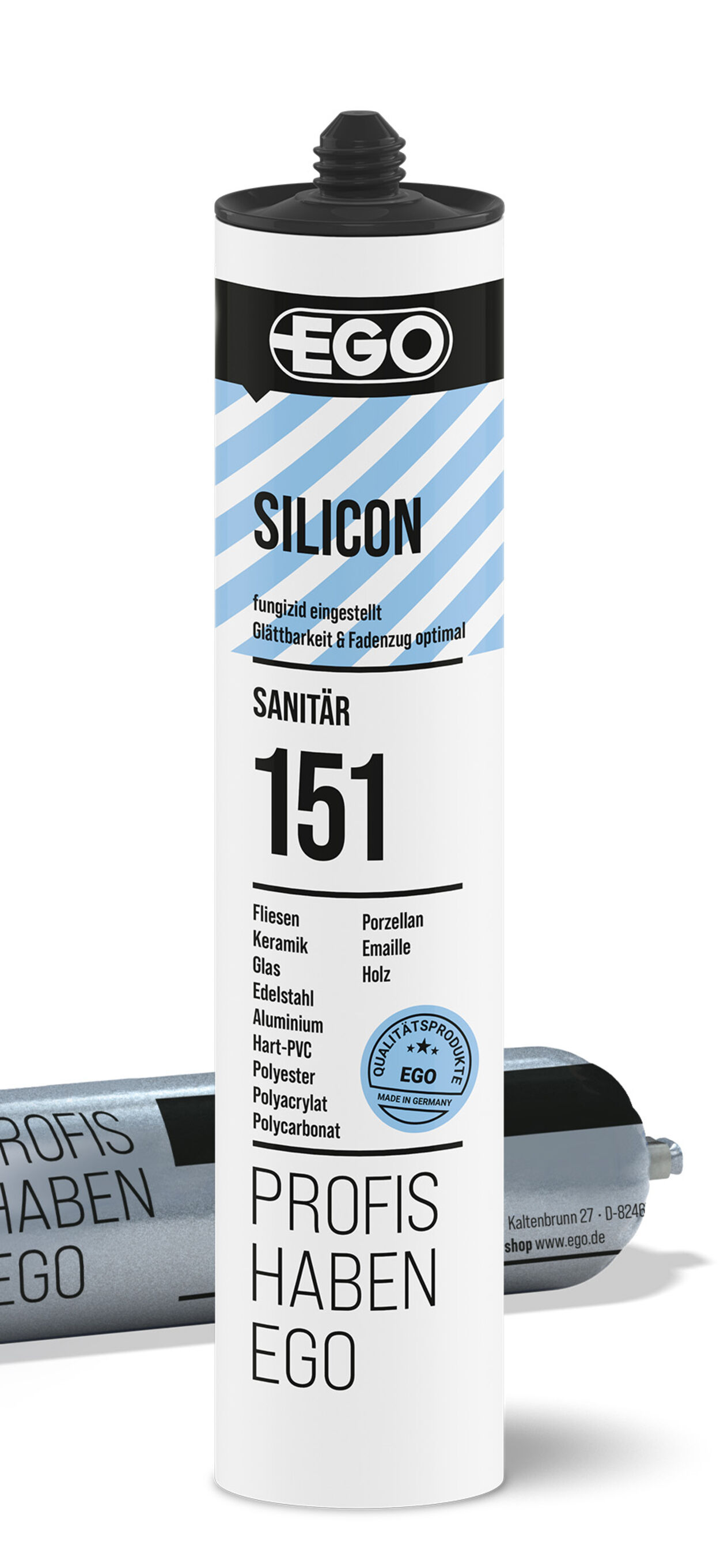 Silikon-Dichtstoff für Sanitär &amp; Bad