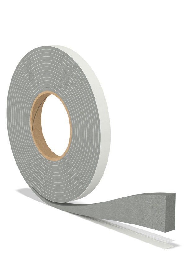 Pre-compressed sealing tape / expanding tape for driving rain-tight sealing