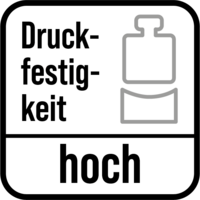 Druckfestigkeit hoch
