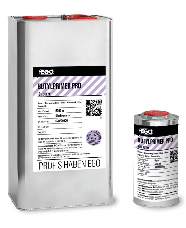 Primer f&uuml;r Butyldichtb&auml;nder auf por&ouml;sen und problematischen Untergr&uuml;nden