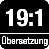 Rapport de transmission 19:1