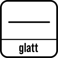 Glatte Materialoberfläche