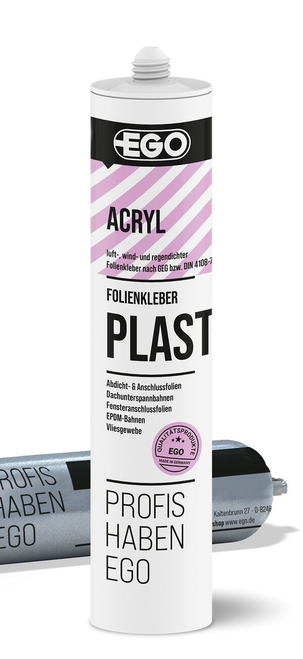 Mastic acrylique   pour le collage des feuilles dans la zone du toit
