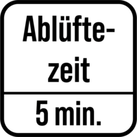 Abl&uuml;ftezeit 5 Min.