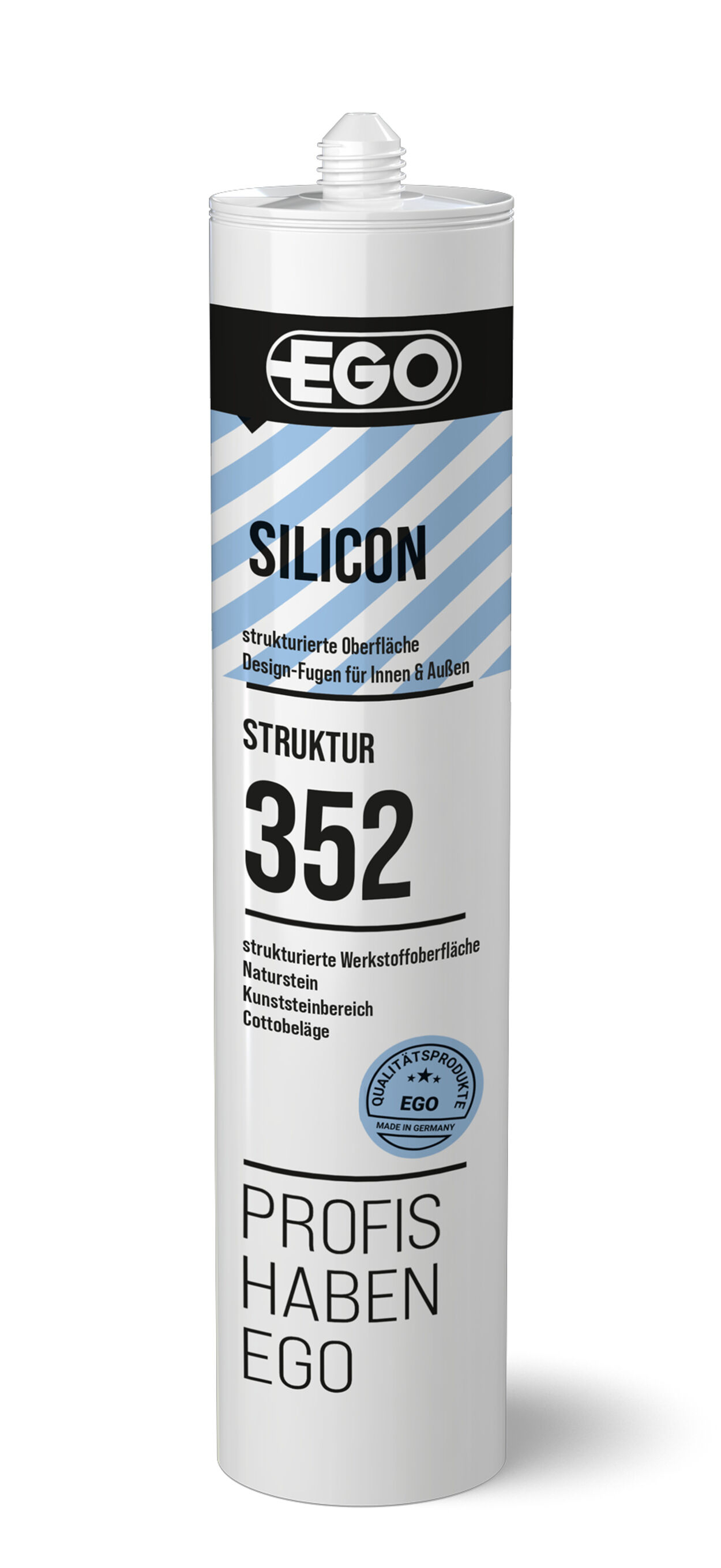 Silicone sealant for natural stone sealing with textured design