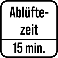Abl&uuml;ftezeit 15 Min.
