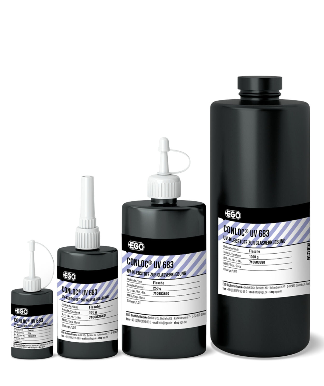 UV adhesive for   glass bonding