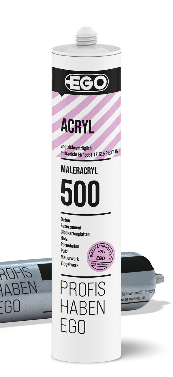 High-quality acrylic sealant with high permissible total deformation