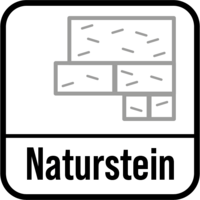 Compatible avec la pierre naturelle