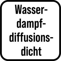Étanchéite à la diffusion devapeur d'eau