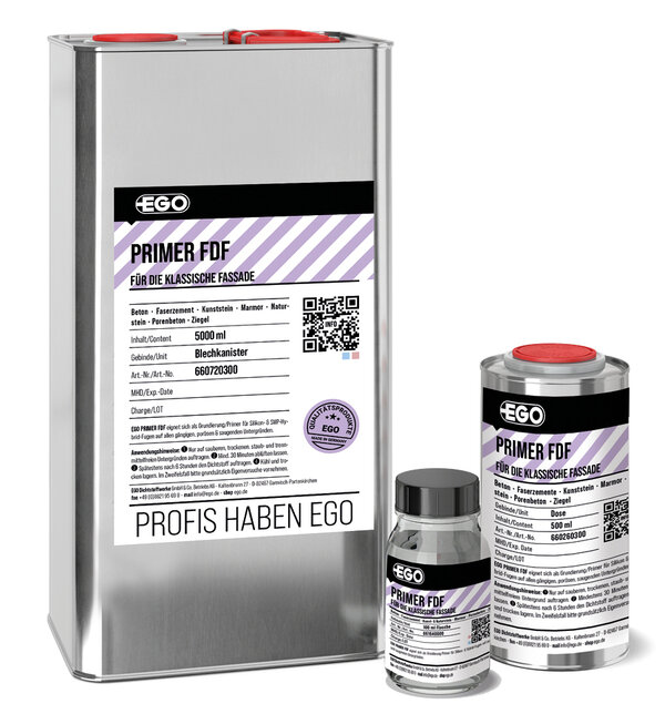 Primer f&uuml;r Silikon- &amp; Hybrid-Fugen auf por&ouml;sen und saugenden Untergr&uuml;nden