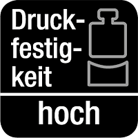 Druckfestigkeit hoch