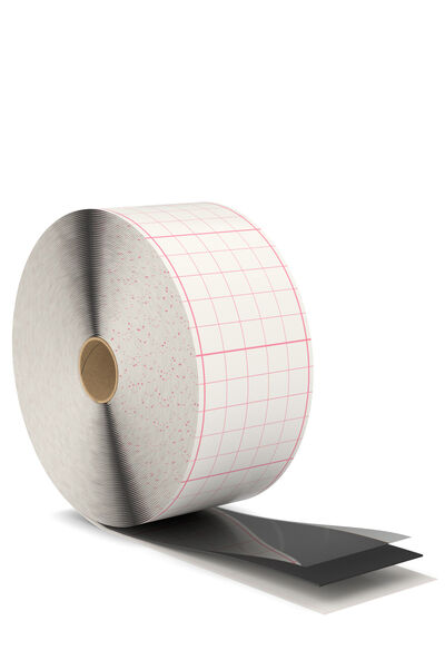Butyl tape with stretchable film lamination